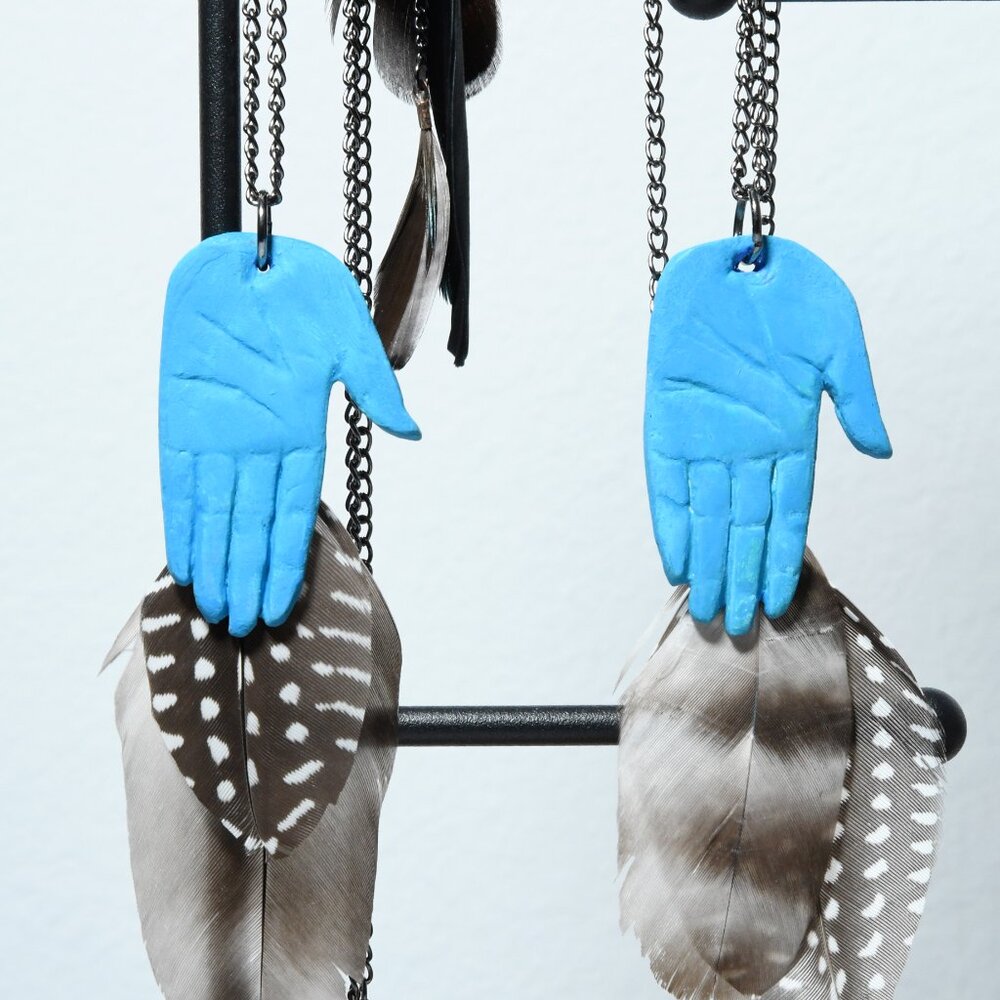 Hand Paperclay Necklace